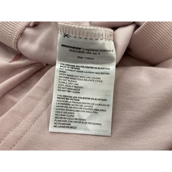 Skechers Go Lounge Restful Jogger Pants Womens XL Pastel Pink Skechluxe Pockets - Picture 11 of 16